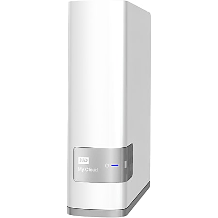 WD 8TB My Cloud Personal Network Attached Storage - NAS - WDBCTL0080HWT-NESN - ARM Cortex A9 Dual-core (2 Core) - 1 x HDD Installed - 8 TB Installed HDD Capacity - 1 x Total Bays - 1 x 3.5" Bay - Gigabit Ethernet - Network (RJ-45) - My Cloud OS - UPnP