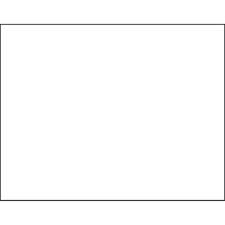 Pacon Four-Ply Poster Board, White - 22 x 28 - Pack of 25