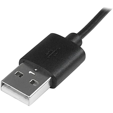 StarTech 1m 3ft Micro USB Cable with LED Charging Light M M USB to Micro USB Cable First End 1 x Type A Male USB Second End 1 x Type B
