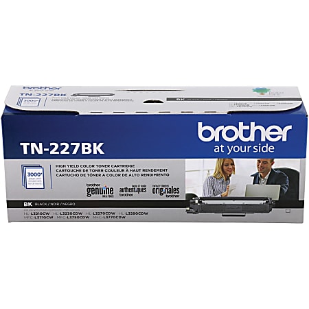 Brother TN 227 High Yield Black Toner Cartridge TN 227BK - Office Depot