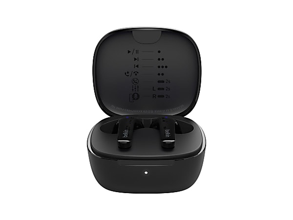 Belkin SoundForm Motion True Wireless Earbuds - Mono, Stereo - True Wireless - Bluetooth - 32.8 ft - Earbud - AUC010BTBK