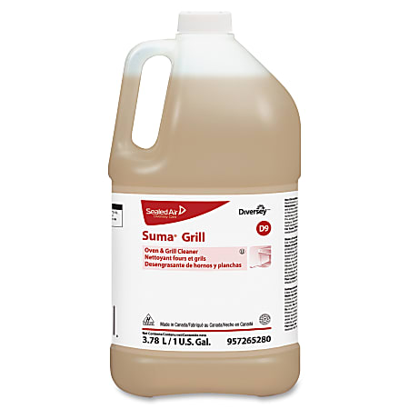 Diversey Suma Oven/Grill Cleaner - Ready-To-Use - 128 fl oz (4 quart) - 4 / Carton - Heavy Duty - Brown Diversey Suma Oven/Grill Cleaner - Ready-To-Use - 128 fl oz (4 quart) - 4 / Carton - Heavy Duty - Brown