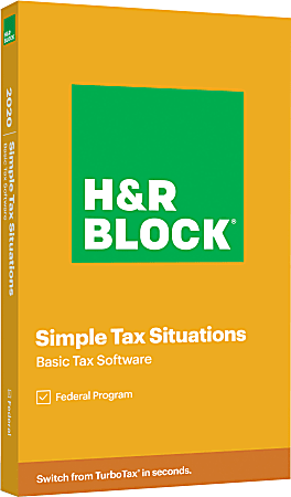 H&R Block Basic 2020 Tax Software