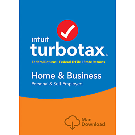 TurboTax® Home & Business Federal + State 2016 For Mac, Download Version
