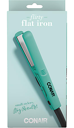 Conair® Compact CS80N Ceramic Flat Iron, Green