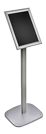 Azar Displays Floor Display, 8-1/2" x 11", Silver