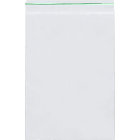 Minigrip Reclosable GreenLine Bags 2 Mil, 9" x 12", Box Of 1000