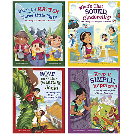 Capstone Publishing STEM-Twisted Fairy Tales, Set Of 4 Books