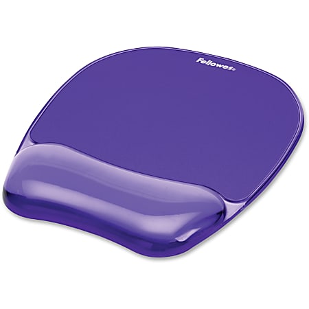 Fellowes® Gel Crystals Mouse Pad With Wrist Rest,