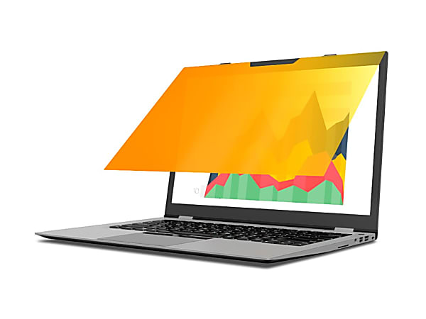 3M Gold Privacy Filter with 3M™ COMPLY™ Magnetic Flip Attch for Apple® Macbook Pro® 13, 16" Full Screen, 16:10 Aspect Ratio, Reduces Blue Light