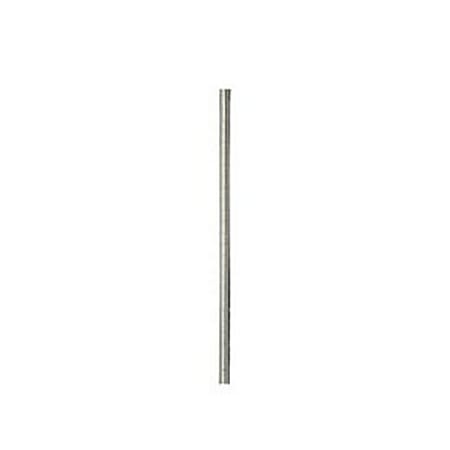 Focus Foodservice Chrome-Plated Shelf Post, 63", Silver