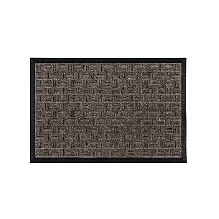 Floortex® Doortex® Ribmat Entrance Mat, 24" x 36", Brown