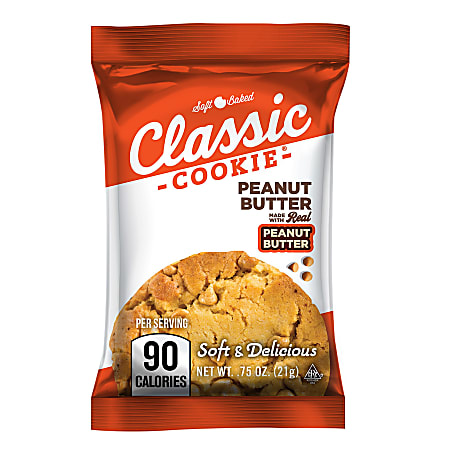 Classic Cookie Peanut Butter Cookies Bulk, 0.75 Oz, Total Qty 200