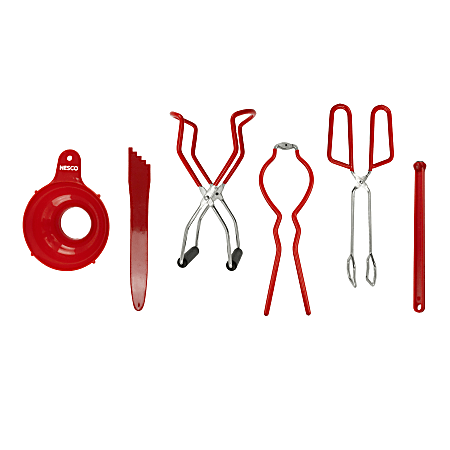 Nesco® 6-Piece Canning Tool Kit, Red