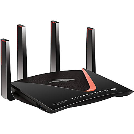 NETGEAR Nighthawk Pro Gaming AD7200 WiFi Router, XR700 - 2.40 GHz ISM Band - 5 GHz UNII Band(4 x External) - 921.60 MB/s Wireless Speed - 6 x Network Port - 1 x Broadband Port - USB - Gigabit Ethernet - VPN Supported - Desktop