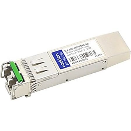 AddOn Alcatel-Lucent Compatible TAA Compliant 10GBase-DWDM 100GHz SFP+ Transceiver (SMF, 1529.55nm, 80km, LC, DOM)