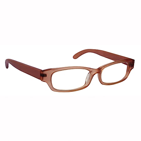 ICU Reading Eyewear, Acetate Front With Bamboo Temples, Champagne, +2.50