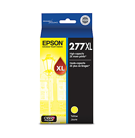 Epson® 277XL Claria® Yellow High-Yield Ink Cartridge, T277XL420