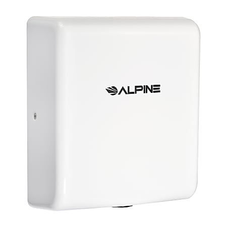 Alpine Willow Commercial High-Speed Automatic 120V Electric Hand Dryer, White