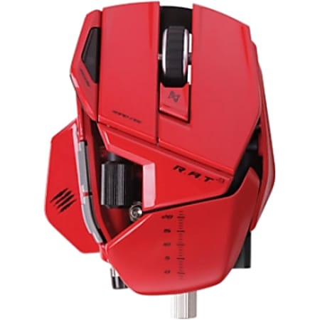 Mad Catz R.A.T. 9 Wireless Gaming Mouse For PC And Mac, Red