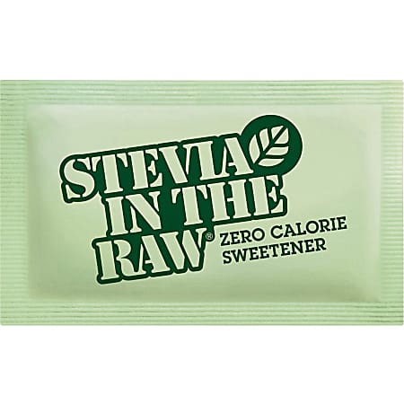 Stevia In The Raw Natural Sweetener Packets Stevia Flavor Natural Sweetener  600Carton - Office Depot