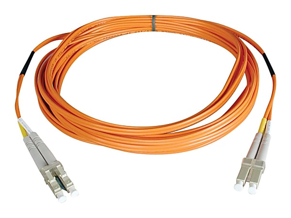 Eaton Tripp Lite Series Duplex Multimode 50/125 Fiber Patch Cable (LC/LC), 2M (6 ft.) - Patch cable - LC multi-mode (M) to LC multi-mode (M) - 2 m - fiber optic - duplex - 50 / 125 micron - orange