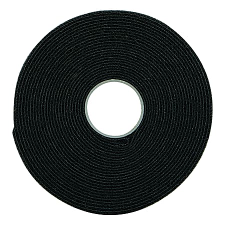 Ativa™ Hook-And-Loop Fastening Tape, 15', Black, 27445