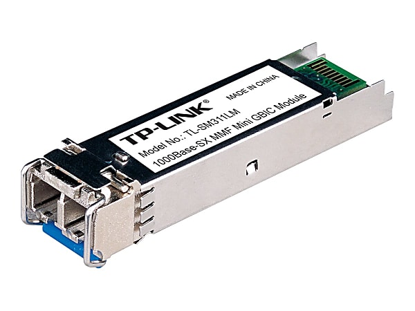 TP-Link TL-SM311LM - SFP (mini-GBIC) transceiver module - 1GbE - 1000Base-SX - LC multi-mode - up to 1800 ft - 850 nm - for P/N: TL-SG3452XP V1