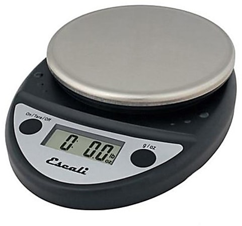 Escali Primo Digital Scale, 11 Lb, Black