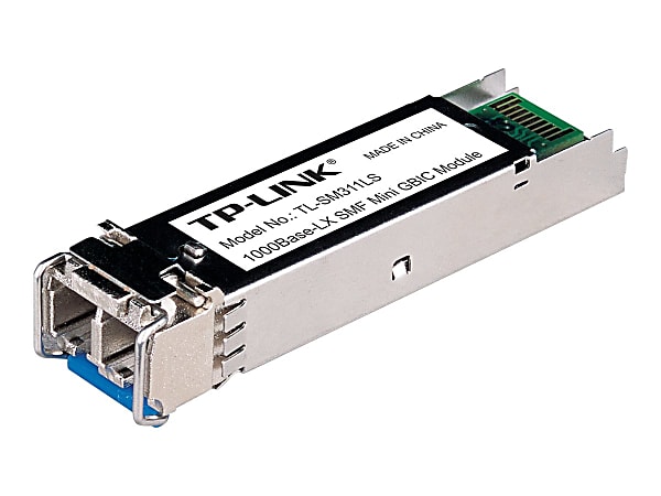TP-Link TL-SM311LS - SFP (mini-GBIC) transceiver module - fiber optic - LC single-mode - up to 6.2 miles - 1310 nm - for P/N: TL-SG3452XP V1