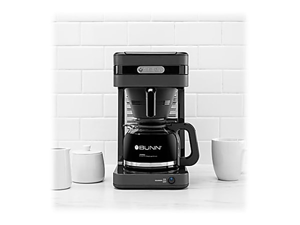 BUNN Speed Brew 10 Cup Drip Coffeemaker Charcoal Office Depot