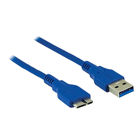 Ativa USB 3.0 to Micro B Cable 3 Blue 27517 - Office Depot
