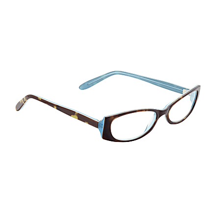 ICU Reading Eyewear, 2-Tone Acetate Full Frame Robin Egg Blue, +1.25