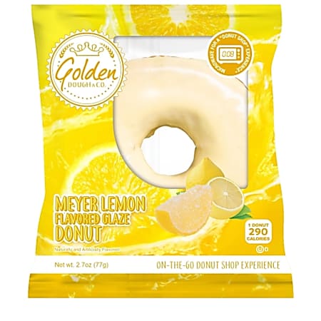 Golden Dough & Co. Meyer Lemon Glazed Donuts,