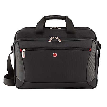 Wenger® Mainframe Briefcase With 15.6" Laptop Pocket, Black