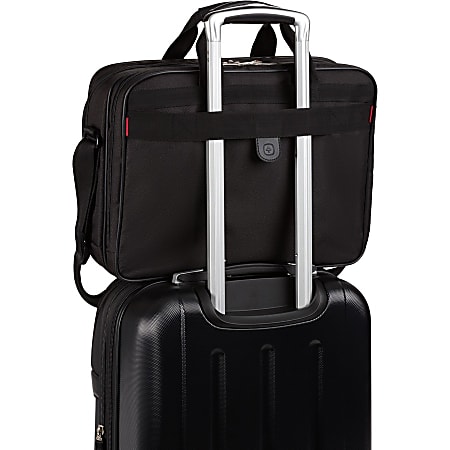 Wenger Mainframe Briefcase With 15.6 Laptop Pocket Black Office Depot