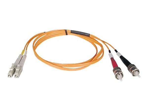 Eaton Tripp Lite Series Duplex Multimode 62.5/125 Fiber Patch Cable (LC/ST), 2M (6 ft.) - Patch cable - ST multi-mode (M) to LC multi-mode (M) - 2 m - fiber optic - duplex - 62.5 / 125 micron