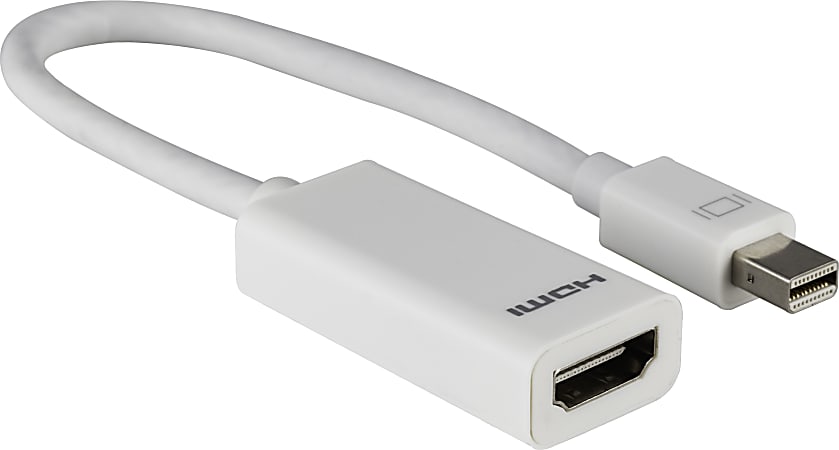 Philips 6' Mini Displayport To Hdmi Cable - White : Target