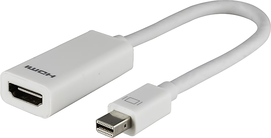 Mini DP a HDMI compatible con adaptador de convertidor de Cable de 4 