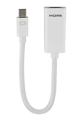 Ativa Mini DisplayPort to HDMI Adapter Male to Female Unidirectional ...