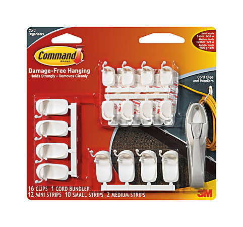 3M Command Adhesive Cable Clips