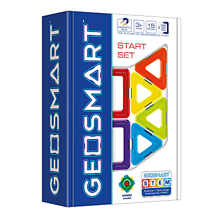 Geomag Geosmart Magnetic Construction Start Set, 15 Pieces