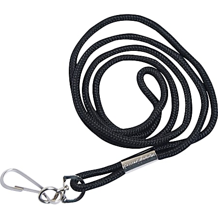 Office Depot Brand Lanyards With Alligator Clips Black Pack Of 12 - Office  Depot