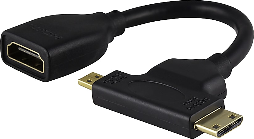 Cable HDMI de 5 pines 2 en 1, adaptador Micro USB a HDMI