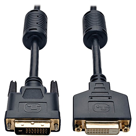 Eaton Tripp Lite Series DVI Dual Link Extension Cable, Digital TMDS Monitor Cable (DVI-D M/F), 6 ft. (1.83 m) - DVI extension cable - DVI-D (M) to DVI-D (F) - 6 ft - molded