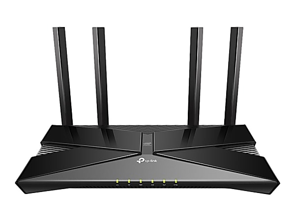 TP LINK Archer AX3000 4 Stream Gigabit Wi Fi 6 Router Black - Office Depot