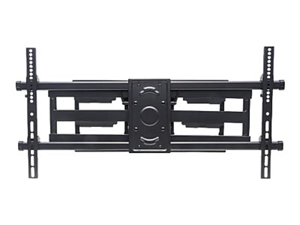 Manhattan Universal LCD Full-Motion Large-Screen Wall Mount - Holds One 37" to 90" Flat-Panel or Curved TV up to 165 lbs.; Adjustment Options to Tilt, Swivel and Level; Black