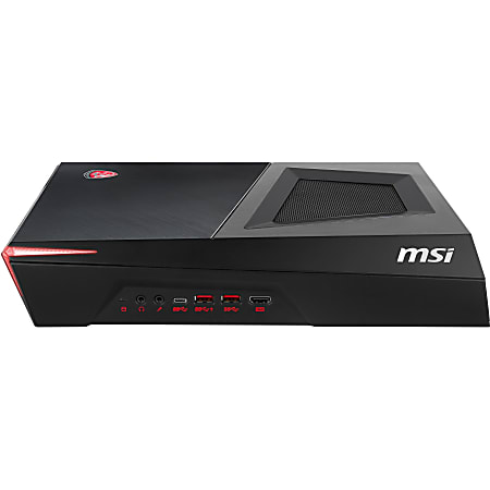 MSI Trident 3 VR7RC 025US VR Ready Gaming Desktop Computer Intel Core i7 7th Gen i7 7700 3.60 GHz 16 GB DDR4 SDRAM 1 TB HDD 256 GB SSD Windows 10 Home Small Form Factor Office Depot
