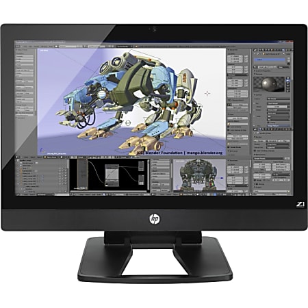 HP Z1 G2 Workstation - 1 x Intel Core i3 i3-4160 Dual-core (2 Core) 3.60 GHz - 4 GB DDR3 SDRAM - 500 GB HDD - Intel HD Graphics 4400 Graphics - 27" 2560 x 1440 Display - Windows 7 Professional 64-bit upgradable to Windows 8.1 Pro - All-in-One