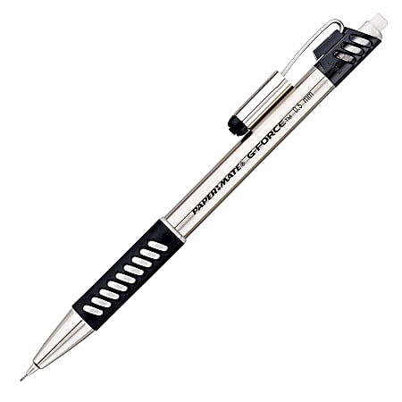Paper Mate® G-Force™ Stainless Steel Mechanical Pencil, 0.5 mm